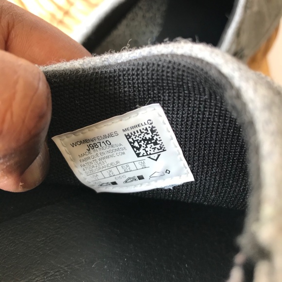 Merrell Grey Wool Kassie Buckle Slip On Shoe Sz 11 - Picture 8 of 8